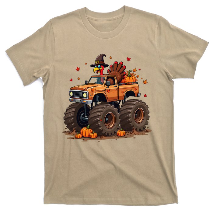 Thanksgiving Turkey Monster Truck Gift T-Shirt