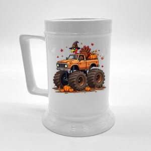 Thanksgiving Turkey Monster Truck Gift Beer Stein