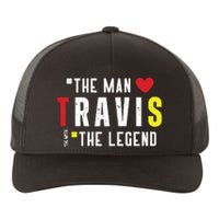 Travis The Man The Legend The Myth Yupoong Adult 5-Panel Trucker Hat