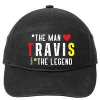 Travis The Man The Legend The Myth 7-Panel Snapback Hat