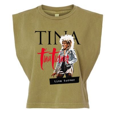 Tina Turner Multi Logo Photo Garment-Dyed Women's Muscle Tee