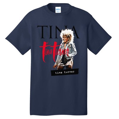 Tina Turner Multi Logo Photo Tall T-Shirt