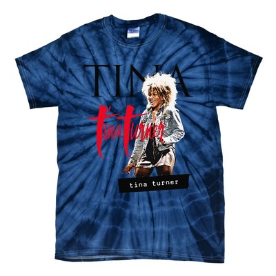 Tina Turner Multi Logo Photo Tie-Dye T-Shirt