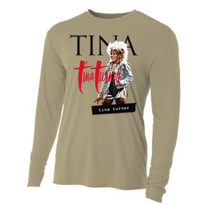 Tina Turner Multi Logo Photo Cooling Performance Long Sleeve Crew