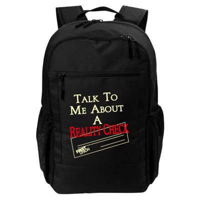 Talk To Me About A Reality Check Daily Commute Backpack