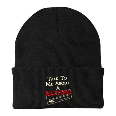Talk To Me About A Reality Check Knit Cap Winter Beanie