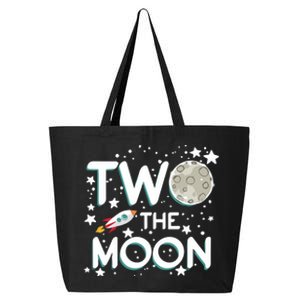 Two The Moon 2nd Birthday Gift For 2 Year Old 25L Jumbo Tote