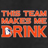 This Team Makes Me Drink Denver Funny Beanie