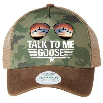Talk To Me Goose Jet Fighter Sunglasses Legacy Tie Dye Trucker Hat