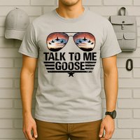 Talk To Me Goose Jet Fighter Sunglasses T-Shirt