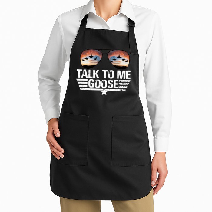 Talk To Me Goose Jet Fighter Sunglasses Apron