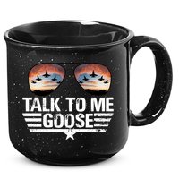 Talk To Me Goose Jet Fighter Sunglasses 15oz Campfire Ceramic Mug