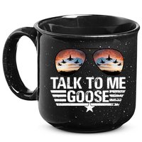 Talk To Me Goose Jet Fighter Sunglasses 15oz Campfire Ceramic Mug