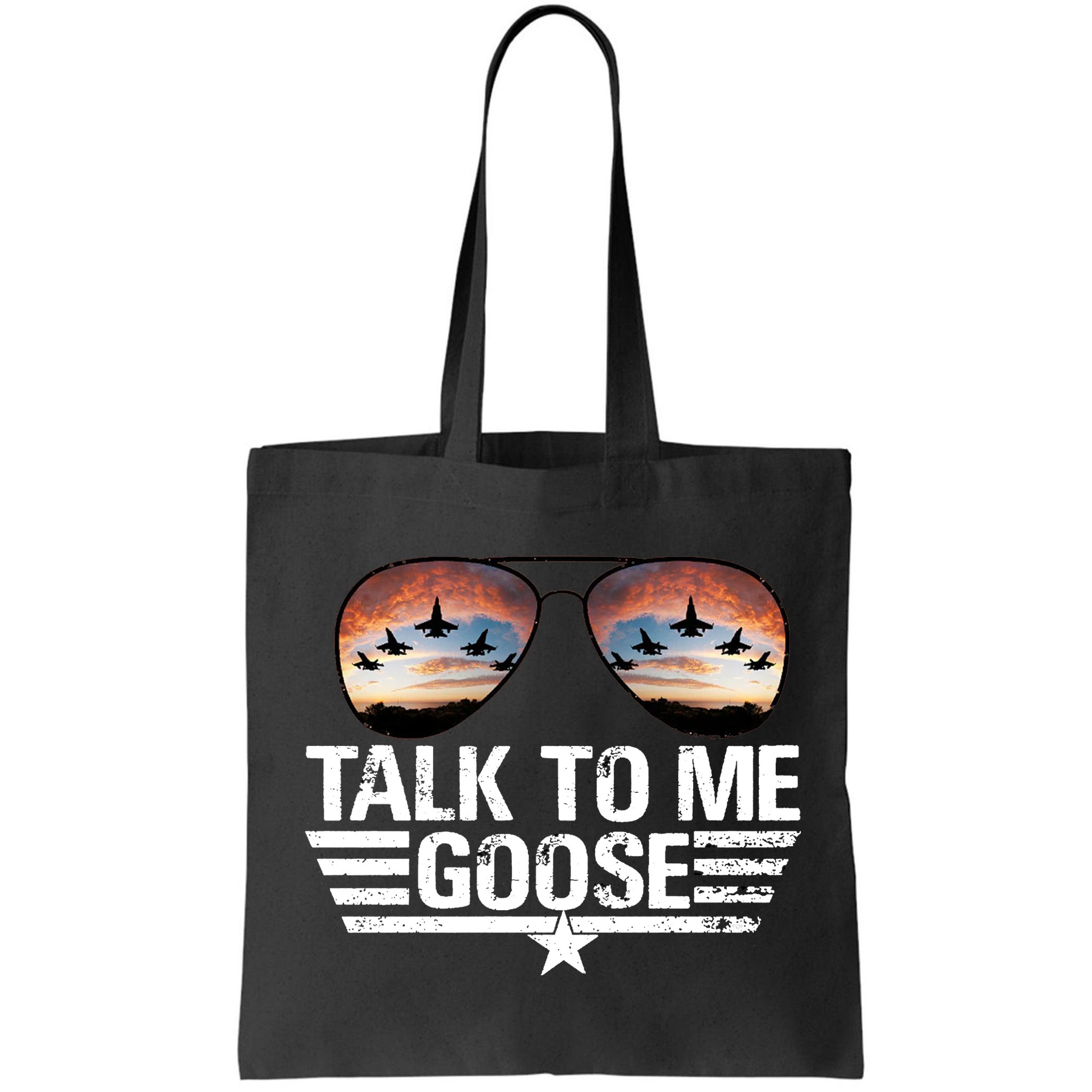 Talk To Me Goose Jet Fighter Sunglasses Bag