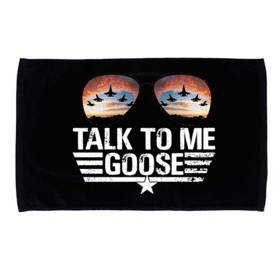 Talk To Me Goose Jet Fighter Sunglasses Microfiber Hand Towel