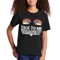Talk To Me Goose Jet Fighter Sunglasses Kids T-Shirt