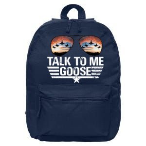 Talk To Me Goose Jet Fighter Sunglasses 16 in Basic Backpack