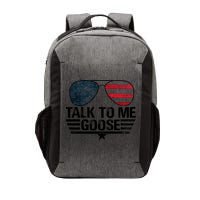 Talk To Me Goose USA Flag Sunglasses Vector Backpack