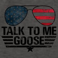 Talk To Me Goose USA Flag Sunglasses Vector Backpack