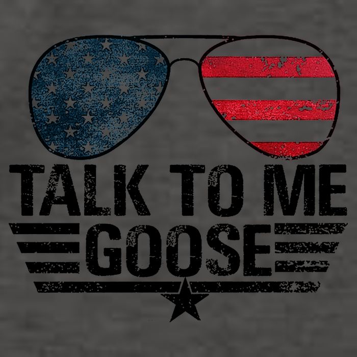Talk To Me Goose USA Flag Sunglasses Vector Backpack