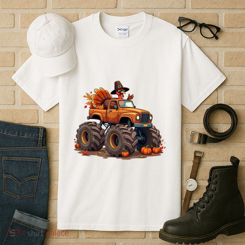 Thanksgiving Turkey Monster Truck Tall T-Shirt