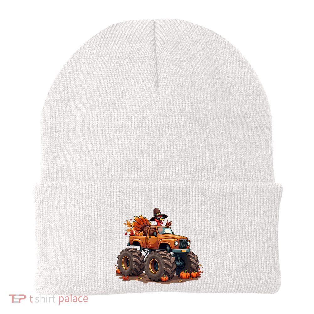 Thanksgiving Turkey Monster Truck Beanie