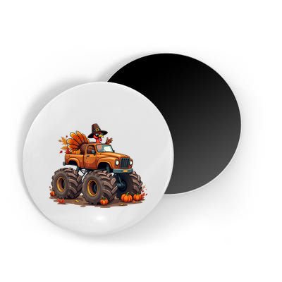 Thanksgiving Turkey Monster Truck Magnet