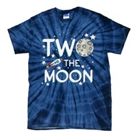 Two The Moon 2nd Birthday Gift For 2 Year Old Tie-Dye T-Shirt