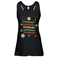 technology teacher maestro de tecnología Ladies Essential Flowy Tank