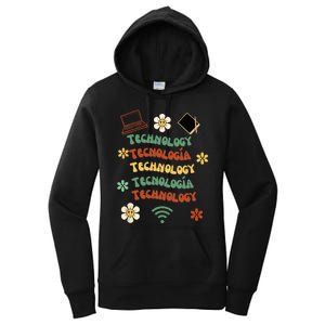 technology teacher maestro de tecnología Women's Pullover Hoodie