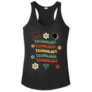 technology teacher maestro de tecnología Ladies PosiCharge Competitor Racerback Tank