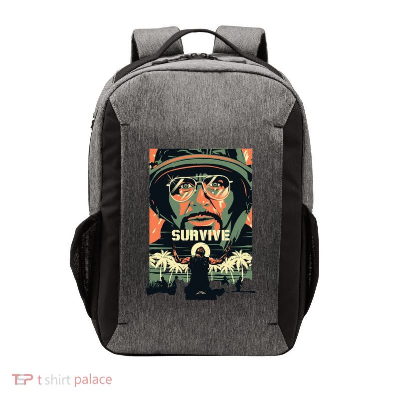 Tropic Thunder Movie, Survive,  Vector Backpack