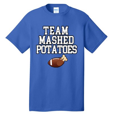 Thanksgiving Team Mashed Potatoes Football Tall T-Shirt