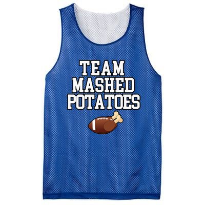 Thanksgiving Team Mashed Potatoes Football Mesh Reversible Basketball Jersey Tank