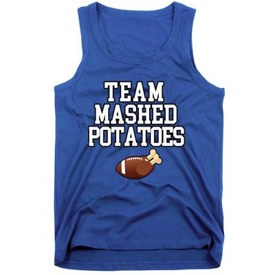 Thanksgiving Team Mashed Potatoes Football Tank Top