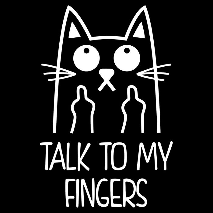 Talk To My Fingers 7-Panel Snapback Hat