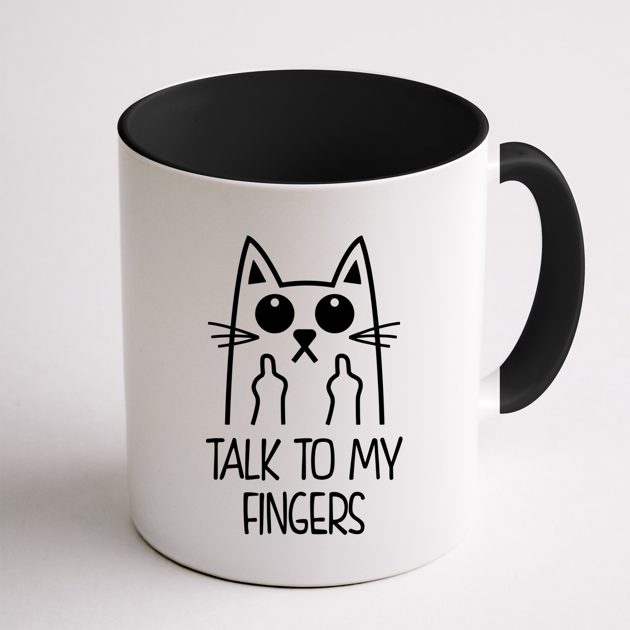 Talk To My Fingers Mug