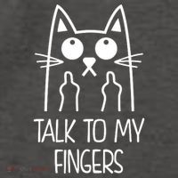 Talk To My Fingers Vector Backpack
