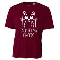 Talk To My Fingers Cooling Performance Crew T-Shirt