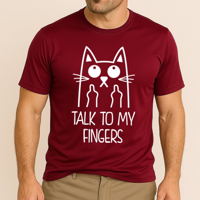 Talk To My Fingers Performance Shirt