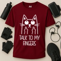 Talk To My Fingers Performance Shirt
