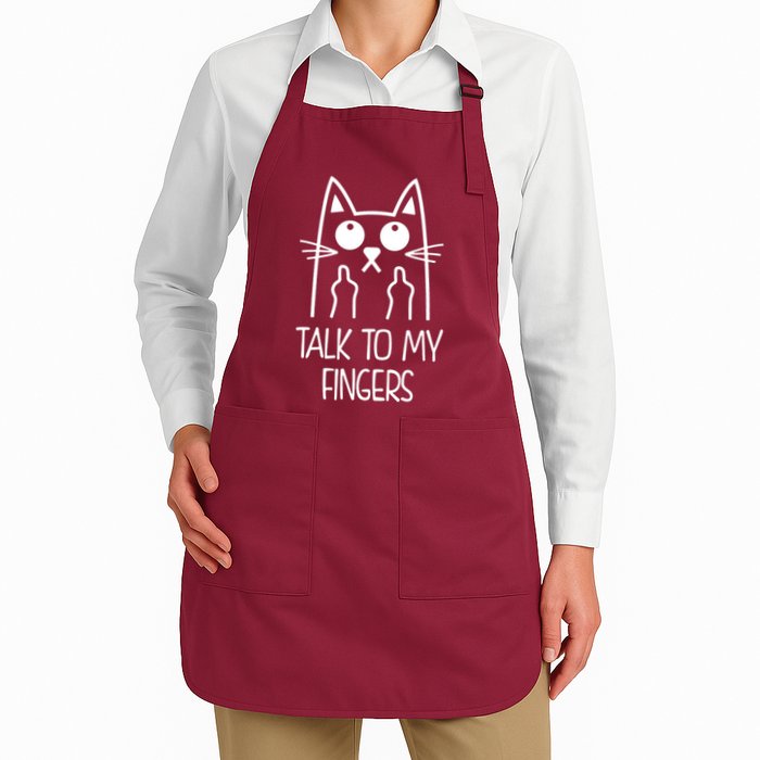 Talk To My Fingers Apron