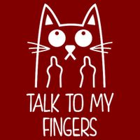 Talk To My Fingers Apron