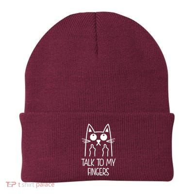 Talk To My Fingers Beanie