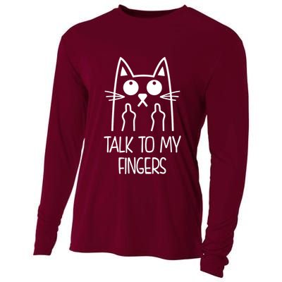 Talk To My Fingers Cooling Performance Long Sleeve Crew