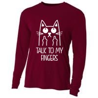 Talk To My Fingers Cooling Performance Long Sleeve Crew