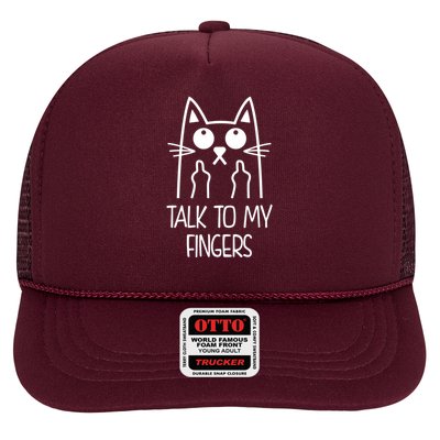 Talk To My Fingers Trucker Hat