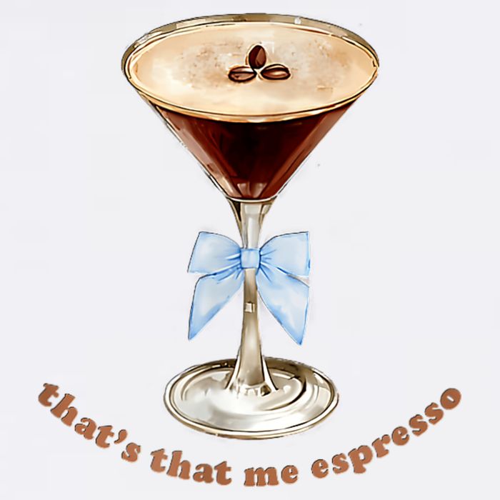 That’S That Me Espresso Espresso Martini Blue Bow 15oz Campfire Ceramic Mug