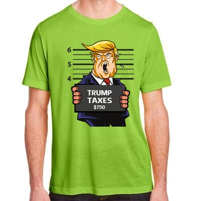 Trump Taxes Meaningful Gift Prison Mug Shot $750 Fraud Lock Him Up Gift Adult ChromaSoft Performance T-Shirt