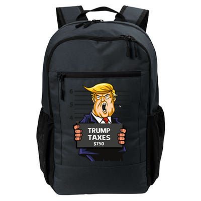 Trump Taxes Meaningful Gift Prison Mug Shot $750 Fraud Lock Him Up Gift Daily Commute Backpack